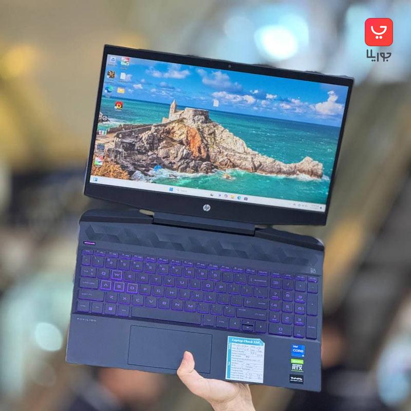 لپ تاپ استوک گیمینگ اچ پی HP Pavilion Gaming 15 i5| 16GB| 512GB SSD